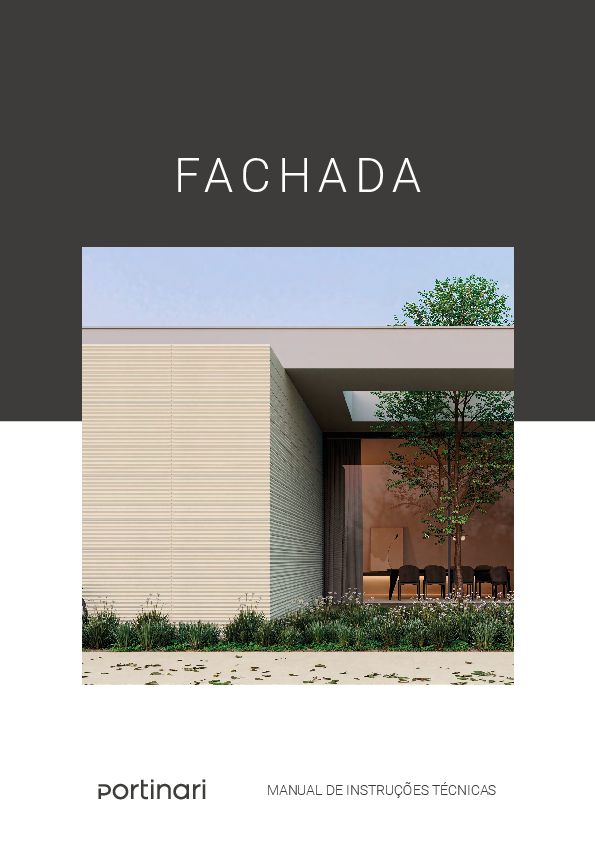 Capa do Manual de Fachada — Ancoragem e Fachada Ventilada