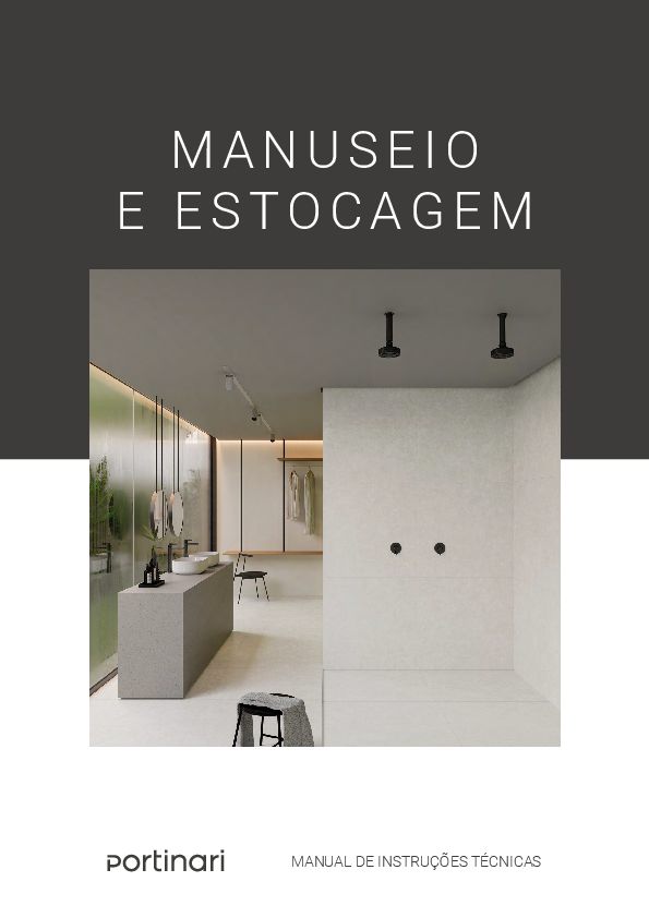 Capa do Manual de Manuseio e Estocagem